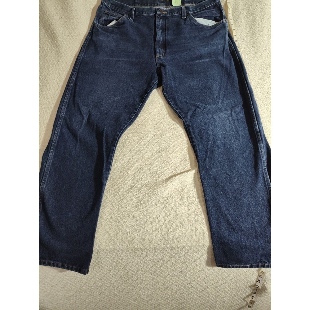 Men's Rustler by Wrangler Classic Regular Fit Straight Leg Jeans 40x30 (537